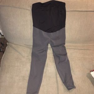 over the belly maternity yoga pants medium